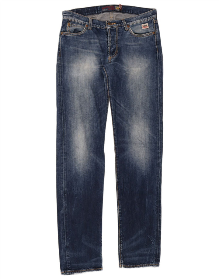 Roy Rogers Vaqueros rectos para hombre IT 45 Small W31 L34 Azul