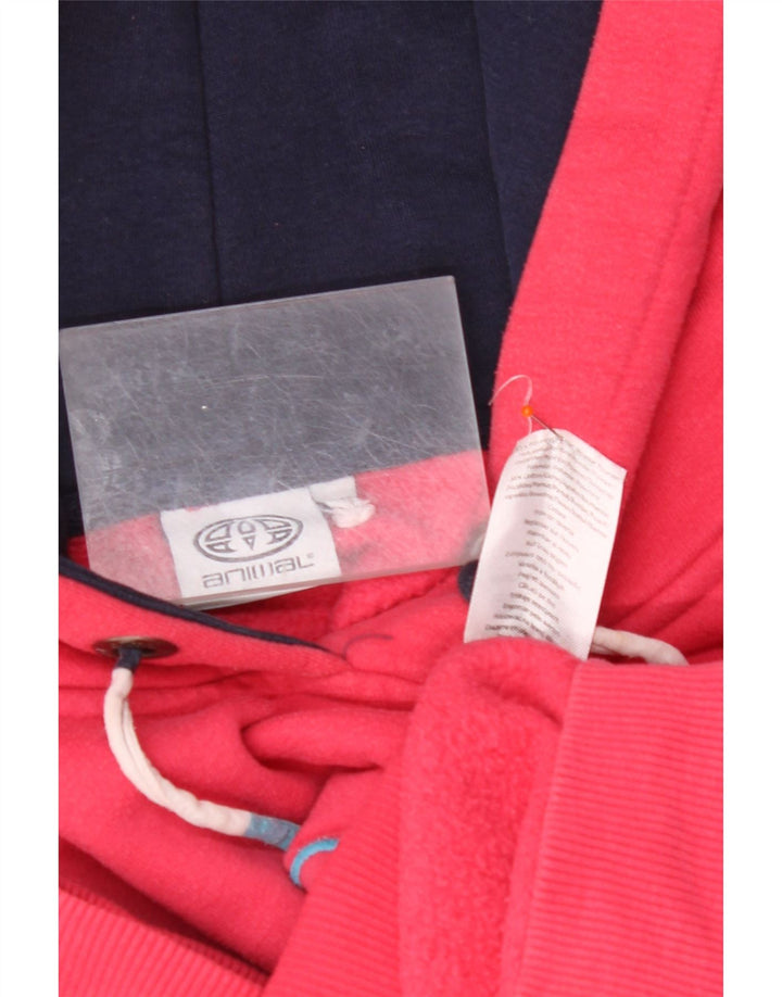 ANIMAL Jersey con capucha gráfico para mujer Reino Unido 40 Grande Algodón rosa