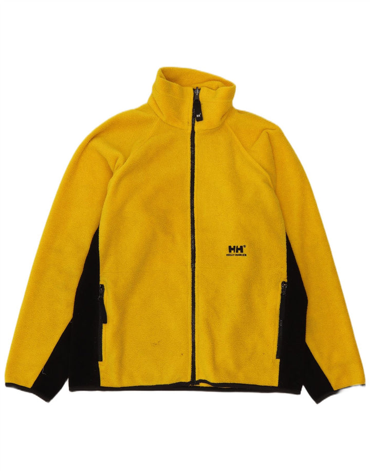 HELLY HANSEN Chaqueta polar para hombre UK 36 Small Amarillo Colorblock Poliéster