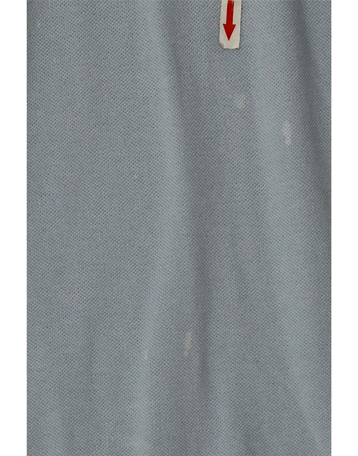 Kappa Polo De Manga Larga De Algodón Azul Medio Hombre
