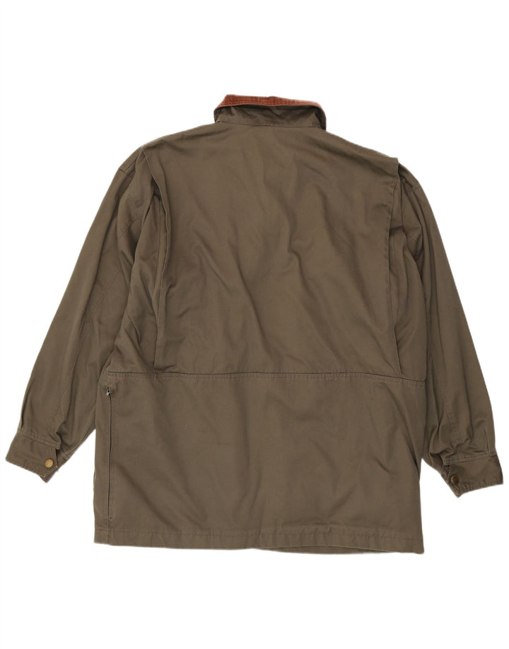 LE CHAMEAU Chaqueta utilitaria para hombre UK 42 XL Caqui Poliéster