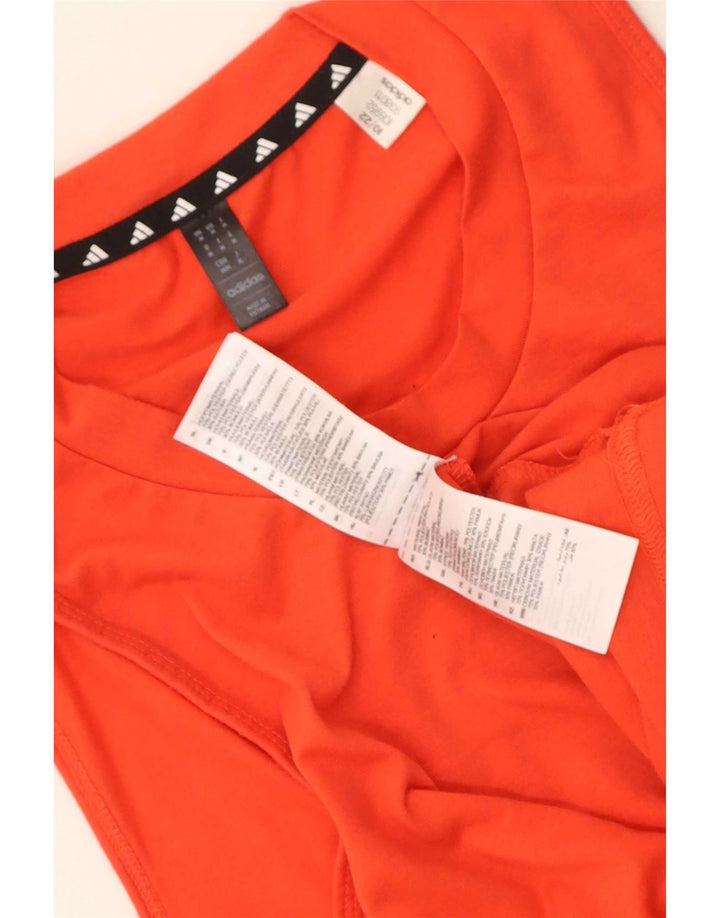 Adidas Hombre Aeroready Chaleco Superior Medio Naranja Poliéster