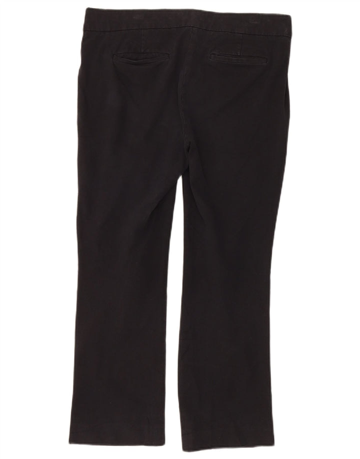 J. Crew Campbell Bootcut Pantalones recortados para mujer US 4 Small W32 L25 Negro