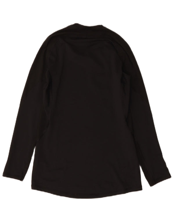 Adidas Mujer Climacool Graphic Top Manga Larga UK 12 Medium Negro