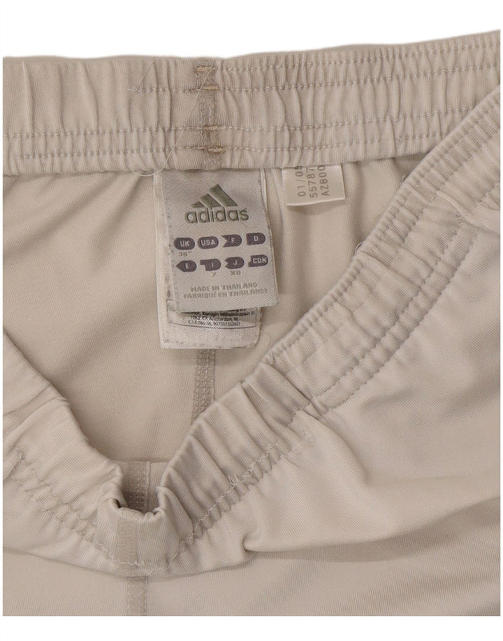 Adidas Pantalones cortos deportivos para hombre XL Blanco Poliéster