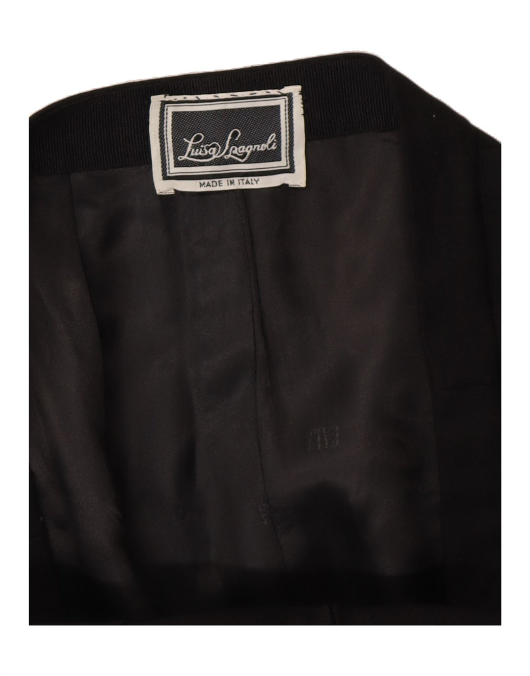 LUISA SPAGNOLI Womens Straight Skirt W28 Medium Black Vintage Luisa Spagnoli and Second-Hand Luisa Spagnoli from Messina Hembry 