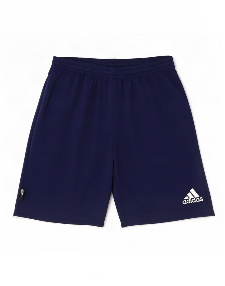 Adidas Mens Climalite Sport Shorts Pequeño Azul Marino Poliéster