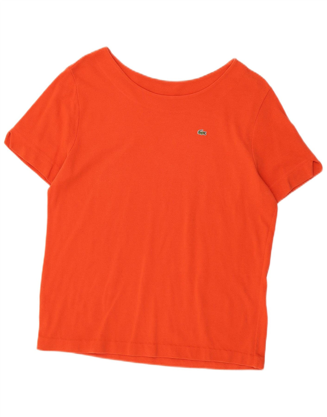 Camiseta LACOSTE Mujer Top Talla 48 XL Naranja