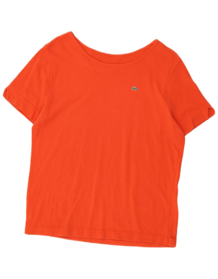 Camiseta LACOSTE Mujer Top Talla 48 XL Naranja
