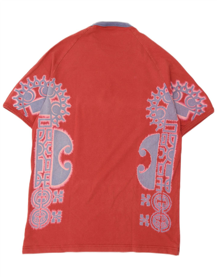 REPLAY Camiseta gráfica para hombre Top grande de algodón rojo