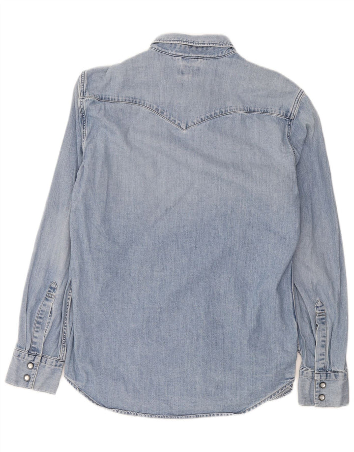 Levi's Hombre Camisa Vaquera De Algodón Azul Medio