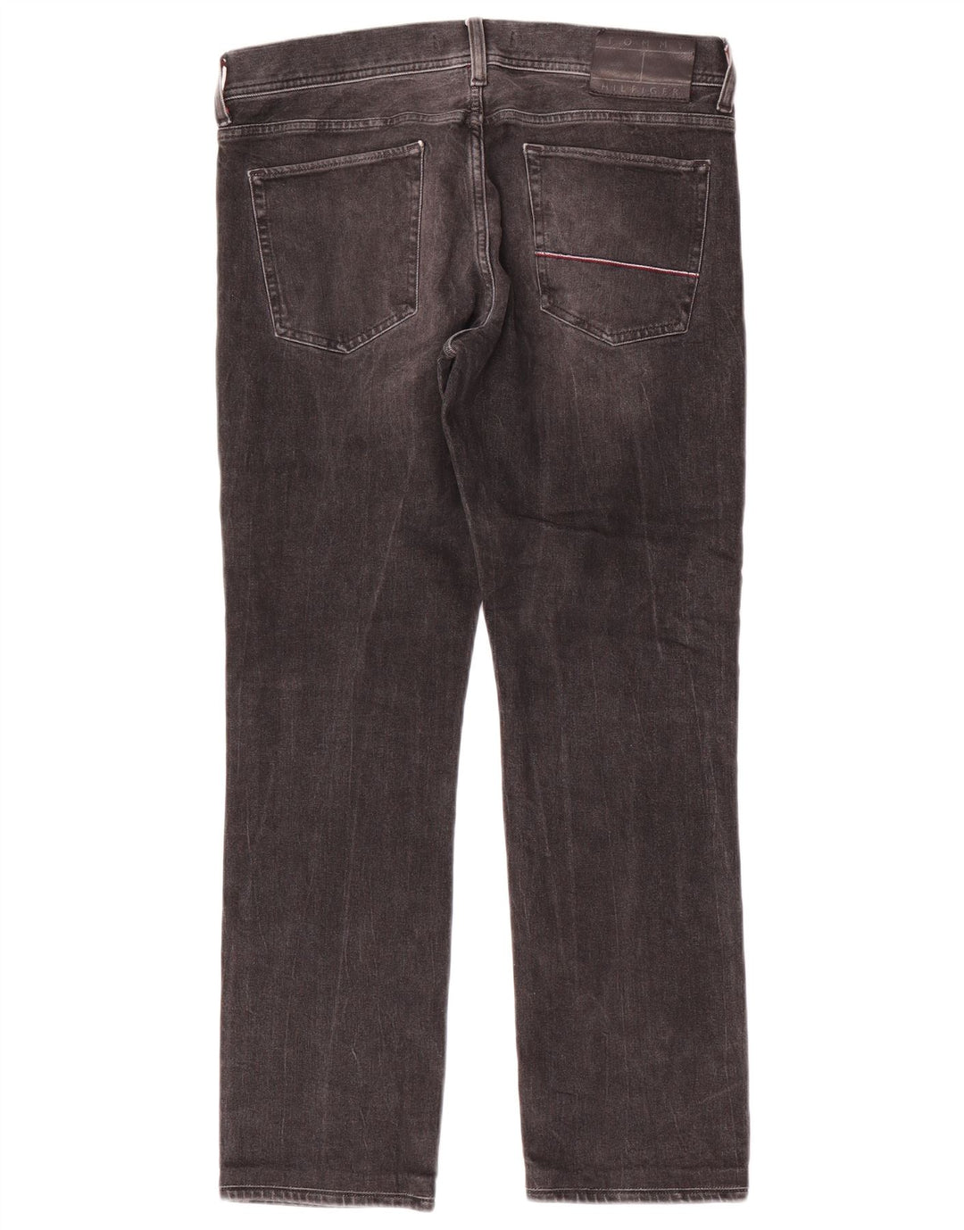 Tommy Hilfiger Vaqueros rectos para hombre W32 L29 Algodón gris