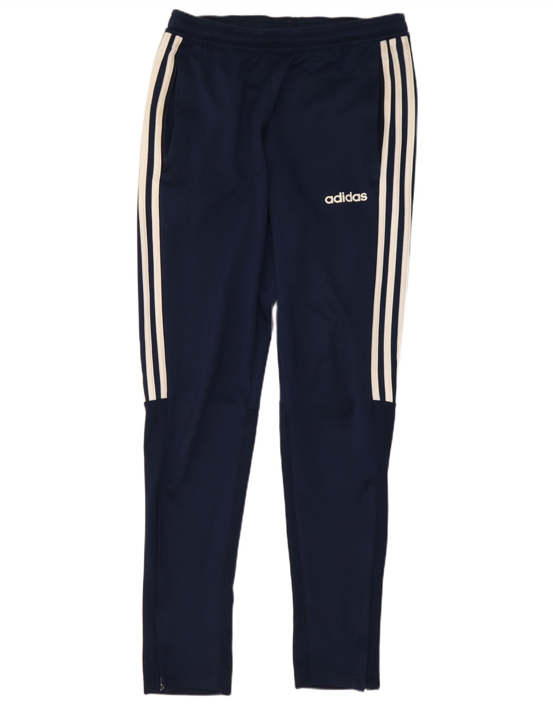 Adidas Mens Climalite Chándal Pantalones Pequeños Azul Marino Poliéster