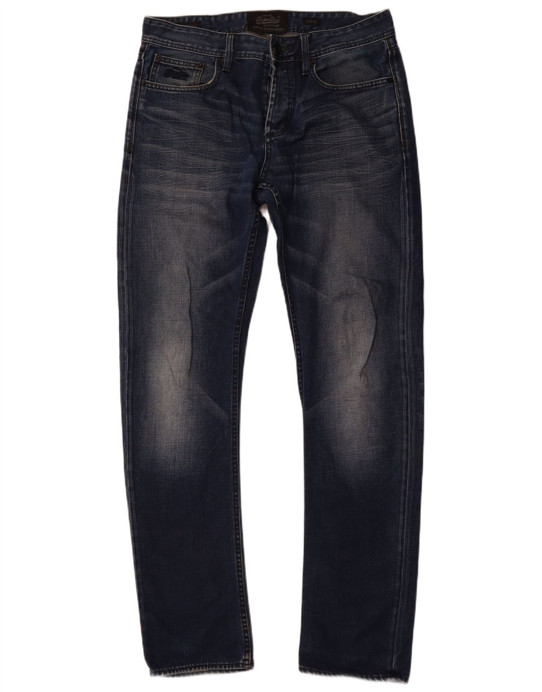 SUPERDRY Vaqueros holgados para hombre W32 L34 Algodón azul