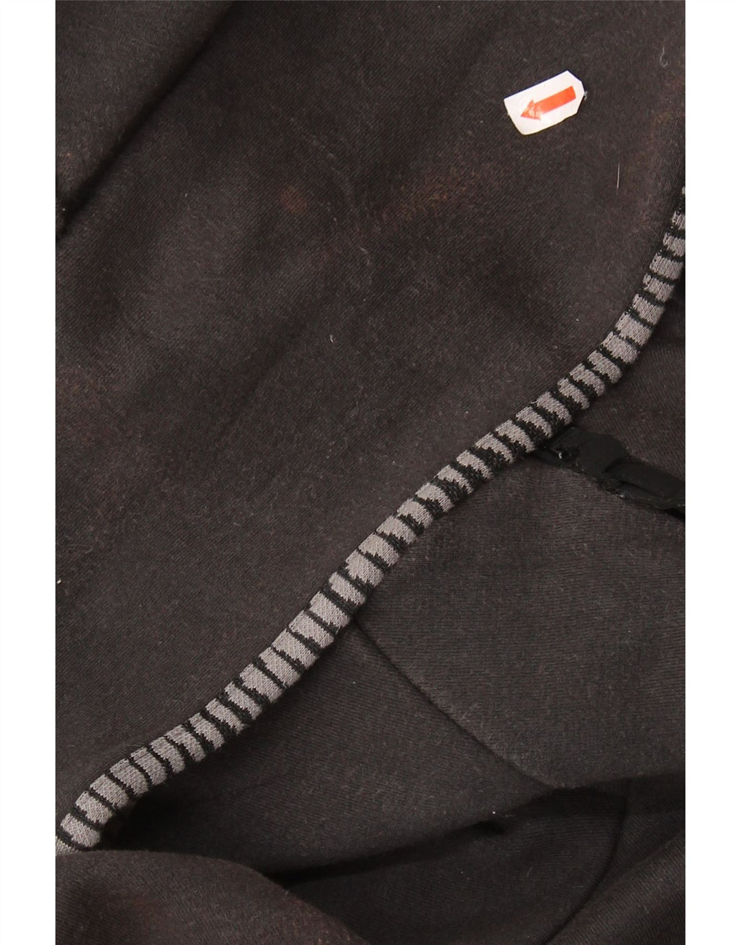 ADIDAS Suéter con capucha y cremallera para hombre Algodón negro mediano
