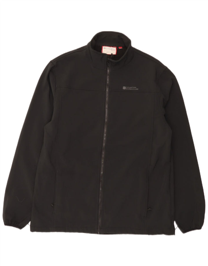 Chaqueta superior de chándal para hombre de Mountain Warehouse Poliéster negro grande
