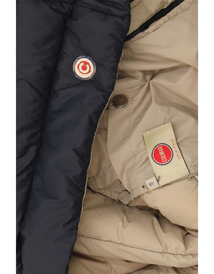 Colmar Hombre Chaqueta Acolchada Con Capucha IT 48 Medium Azul Marino