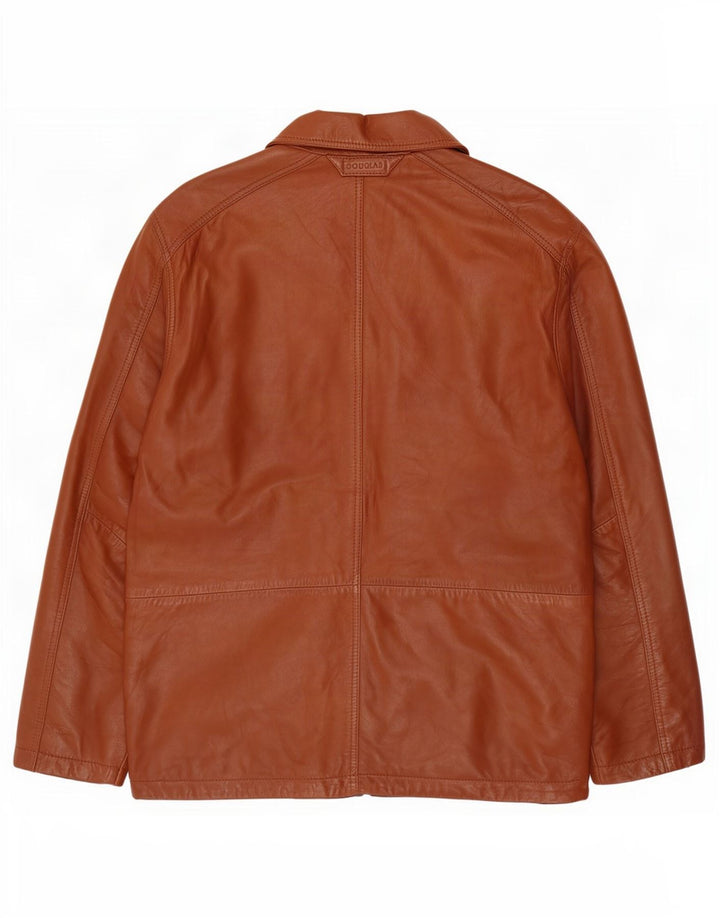 Douglas Chaqueta de cuero para hombre UK 40 Large Brown