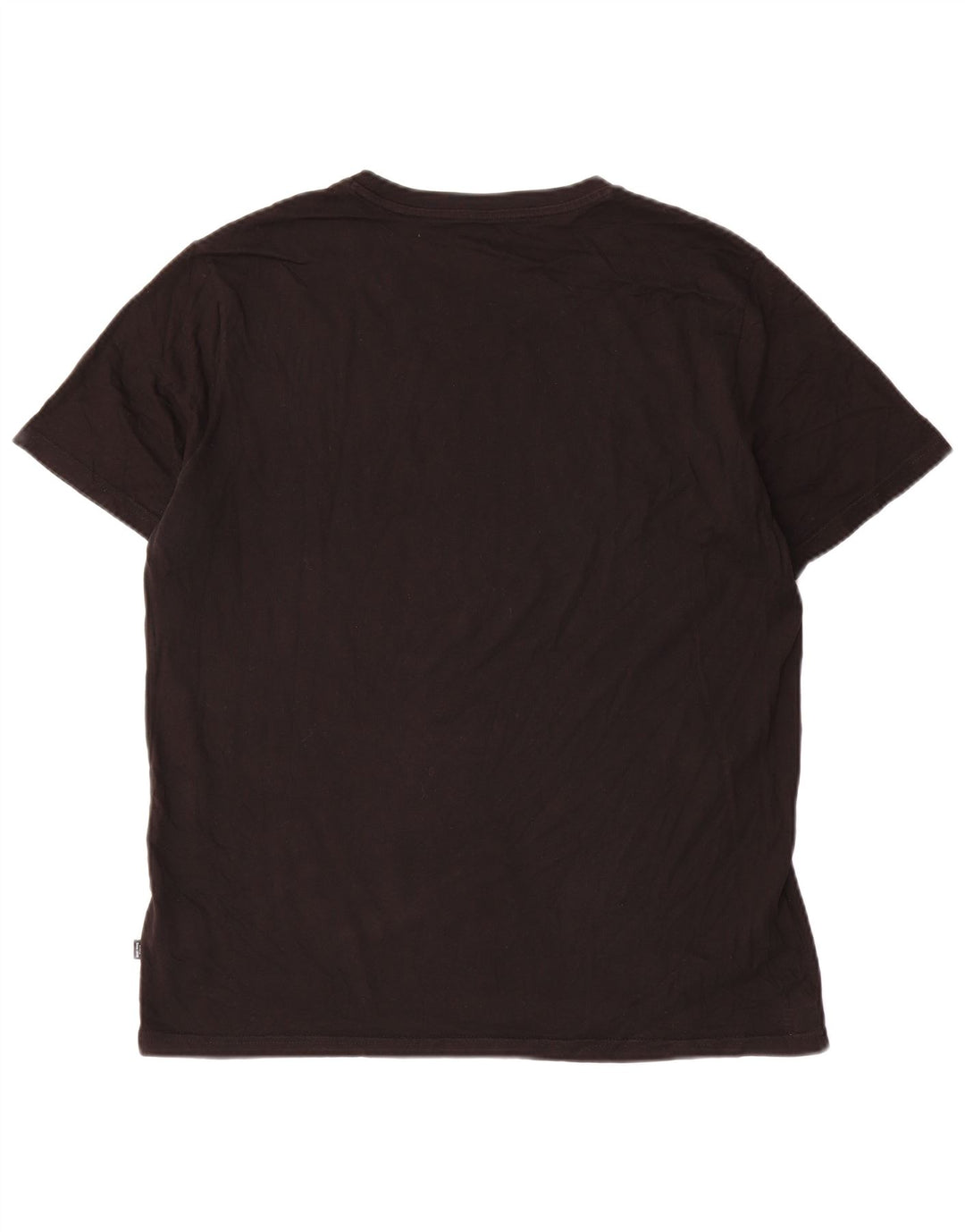 Puma Camiseta gráfica para hombre Top Medium Black Cotton