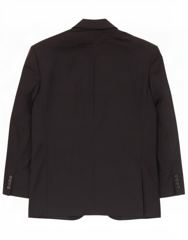 Marks & Spencer Chaqueta tipo blazer de 2 botones para hombre UK 40 Medium Azul marino Lana virgen