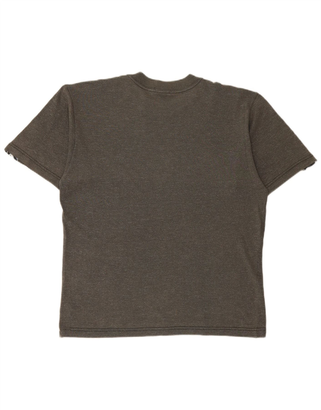 ASICS Mens Graphic T-Shirt Top Medium Grey Colourblock Cotton