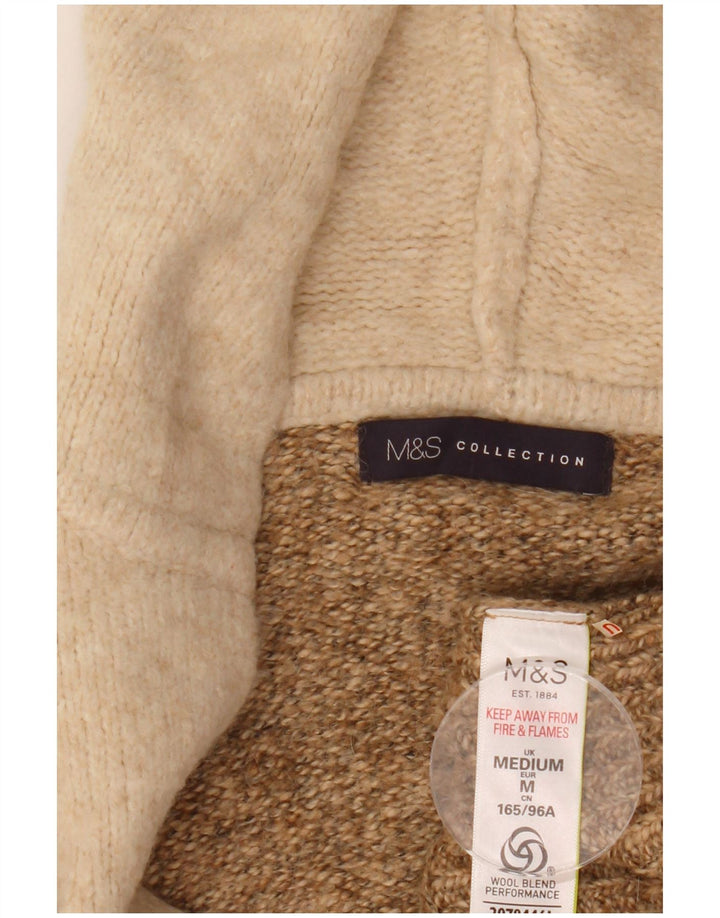 Marks & Spencer - Cárdigan largo para mujer, talla 40, color beige medio