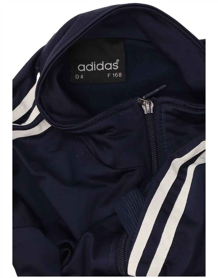 Adidas Hombre Chándal Top Chaqueta Mediano Azul Marino