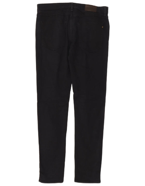 Farah Mens Slim Casual Pantalones W34 L32 Azul Marino Algodón