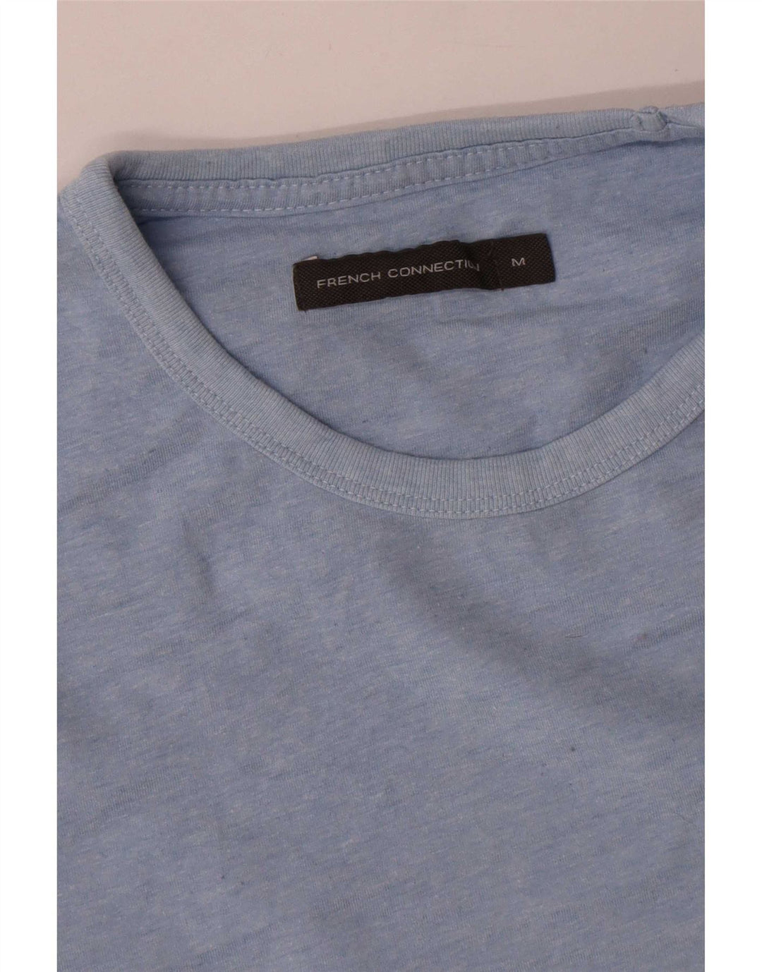 French Connection - Camiseta para hombre, color azul medio, algodón
