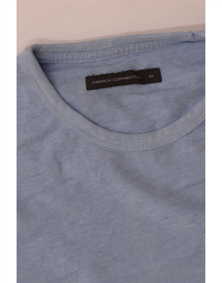 French Connection - Camiseta para hombre, color azul medio, algodón