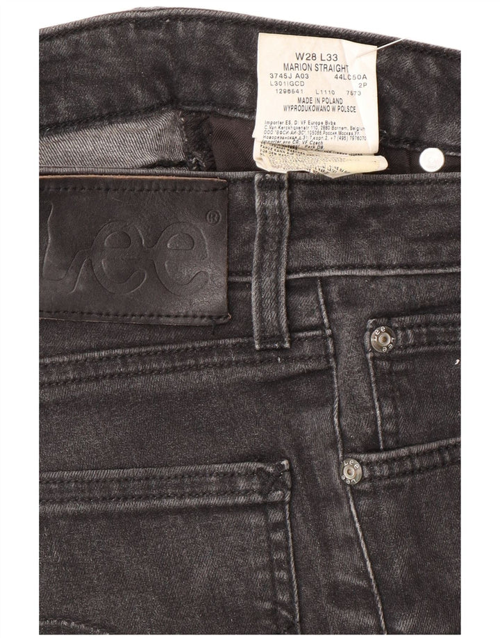 Vaqueros rectos Marion para mujer Lee W28 L33 Algodón gris