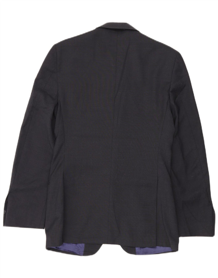Marks & Spencer Chaqueta tipo blazer de 2 botones para hombre UK 34 XS Lana azul marino