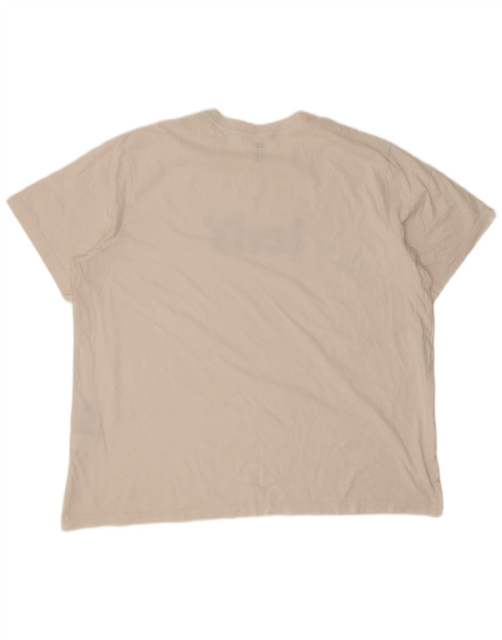 Levi's Camiseta con gráfico relajado para hombre Top XL Algodón blanco