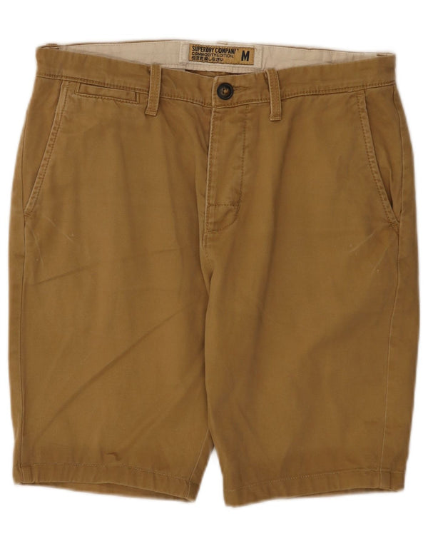 Superdry Chinos Cortos Para Hombre Medium W32 Algodón Beige