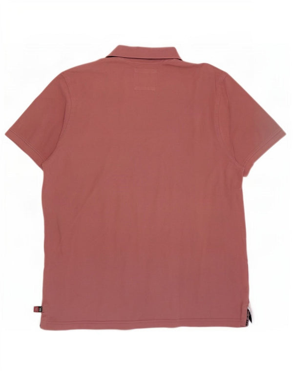 Crew Clothing Polo para hombre XL Algodón rosa