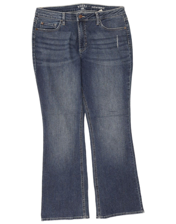 Lee Jeans Riders de talle medio para mujer US 14 XL W34 L28 Algodón azul