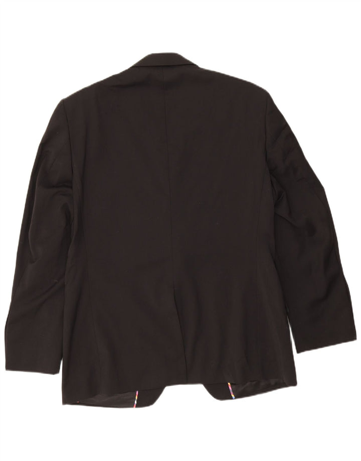Marks & Spencer Chaqueta tipo blazer con 2 botones para hombre, talla M, color negro