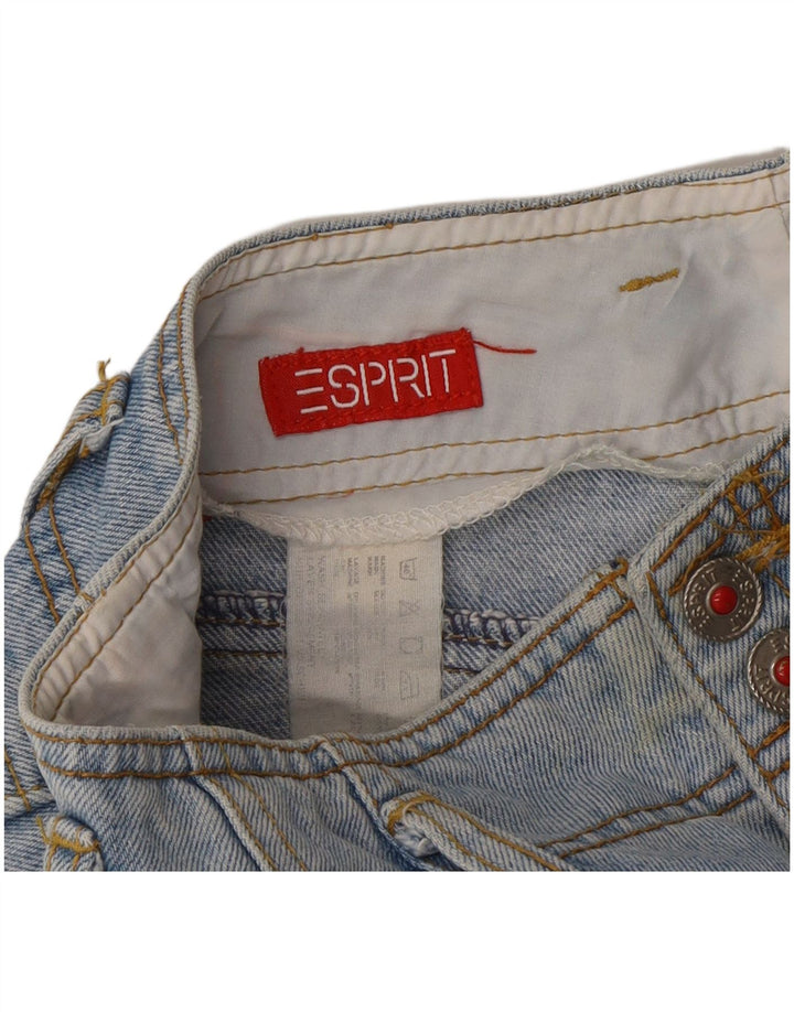 Shorts Vaqueros Mujer Esprit W30 Algodón Azul Medio