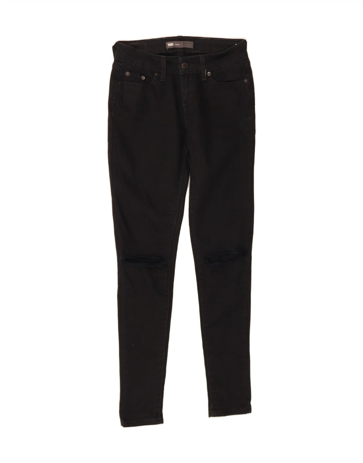 LEVI'S Womens Jegging Jeans W26 L32 Black Cotton Vintage Levi's and Second-Hand Levi's from Messina Hembry 