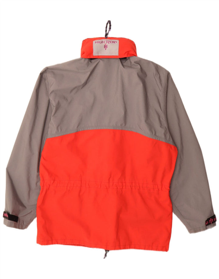 Vintage hombres Gore-Tex chaqueta de esquí Reino Unido 38 medio rojo colorblock poliamida