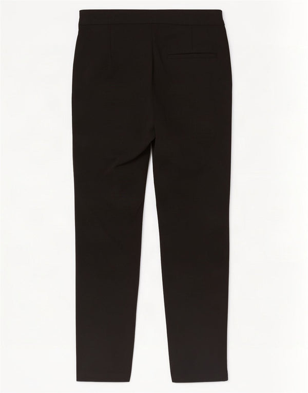 Zara Pantalones de traje ajustados de cintura alta para mujer EU 42 Large W32 L26 Negro