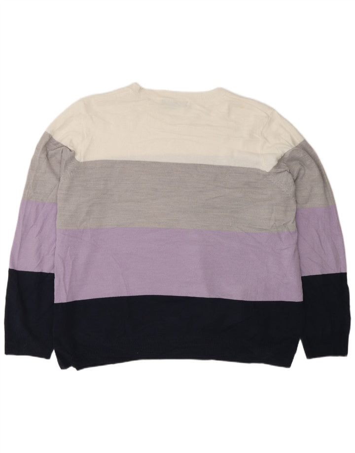 Marks & Spencer Suéter de Cuello Redondo para Mujer UK 22 2XL Multicolor