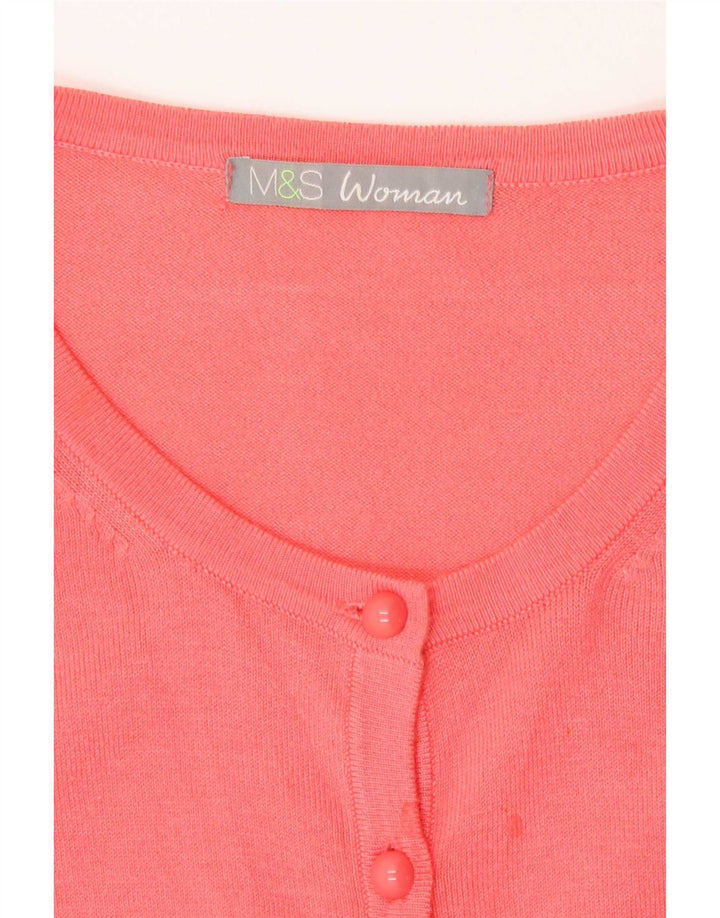 Marks & Spencer - Cárdigan para mujer (talla 40), color rosa