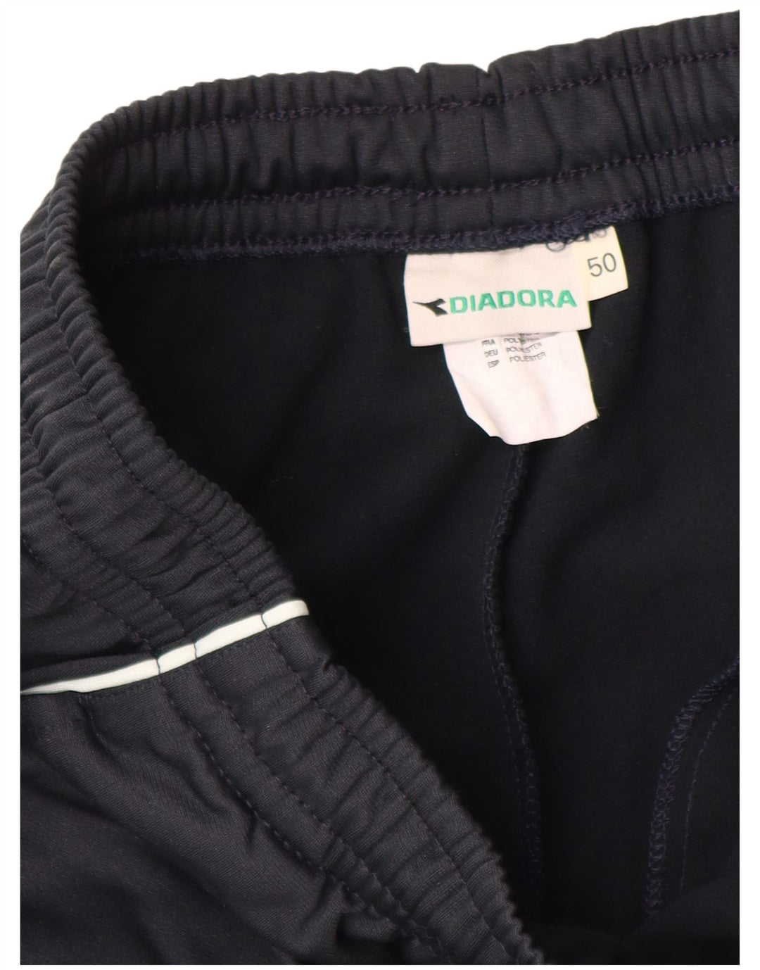 Diadora Pantalón De Chándal Hombre IT 50 Medium Azul Marino Colorblock