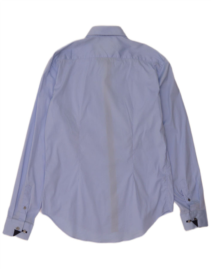 Zara Hombre Camisa Slim Fit Grande Azul