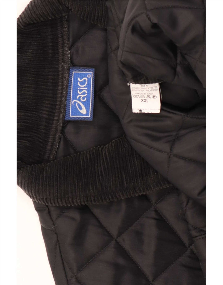 Asics Abrigo acolchado para hombre UK 44 2XL Poliéster negro