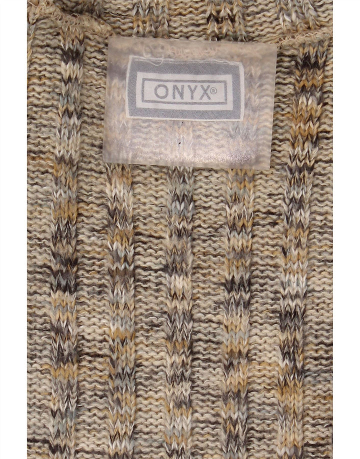 Onyx - Jersey con cuello vuelto para mujer, talla 40, talla grande, multicolor