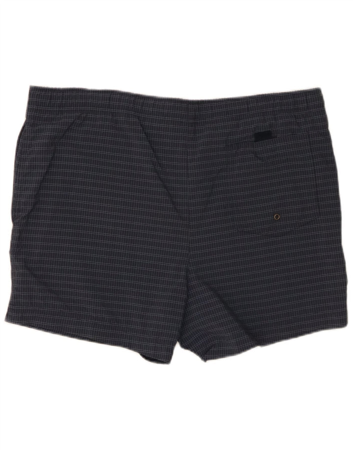 Marks & Spencer Hombre Blue Harbor Bañador Corto Grande Azul Marino Cuadros