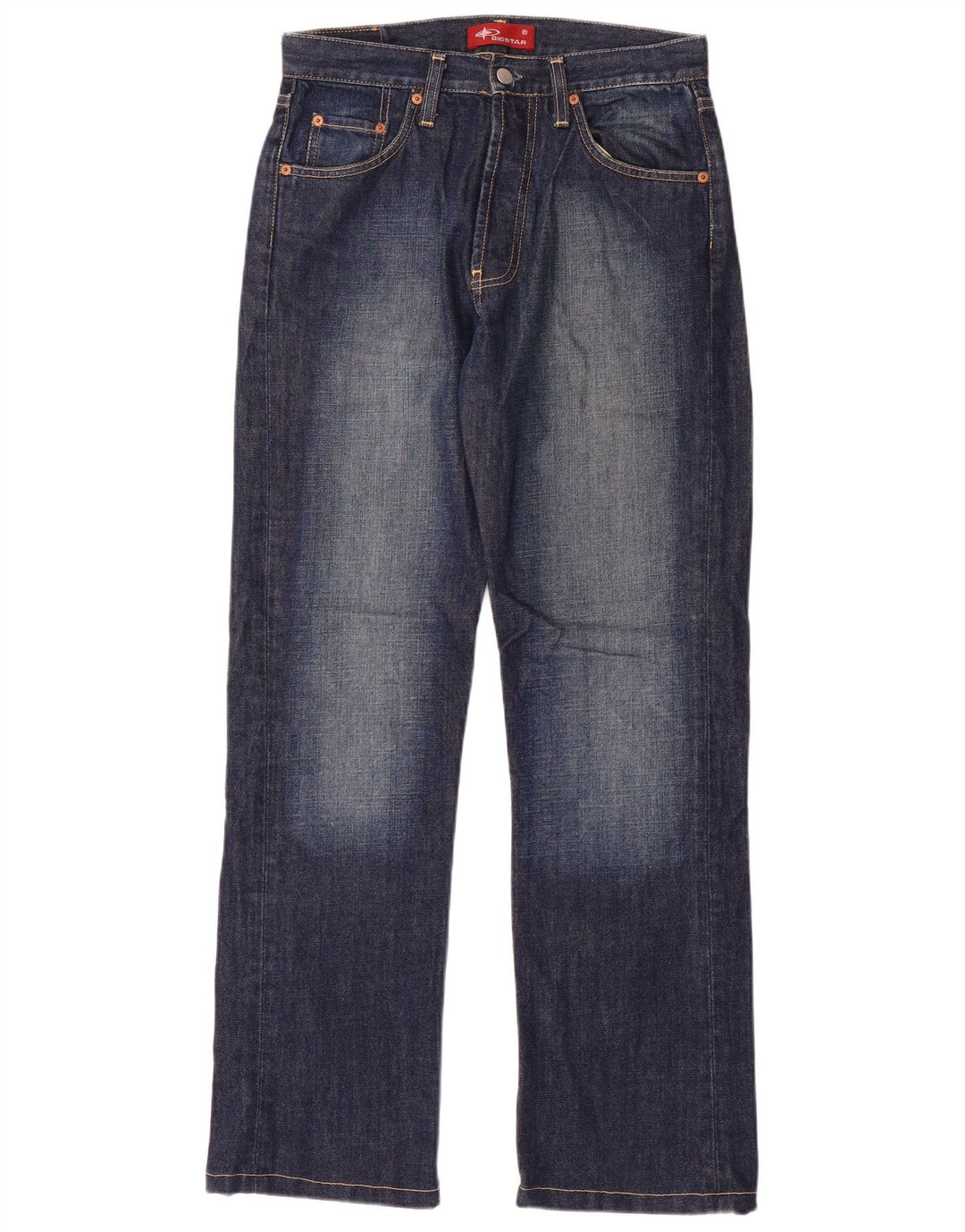 Vaqueros rectos para hombre Big Star W31 L31 Algodón azul