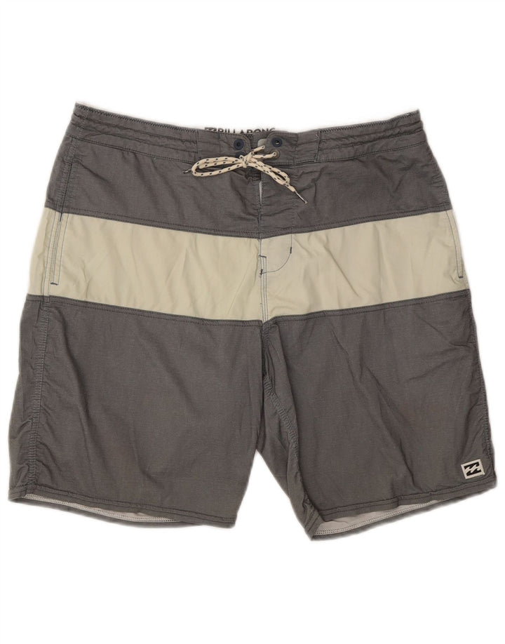 Bañador Billabong Hombre De Algodón Color Block Gris Medio